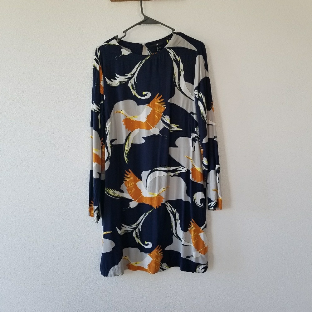 H&M crane dress size 10